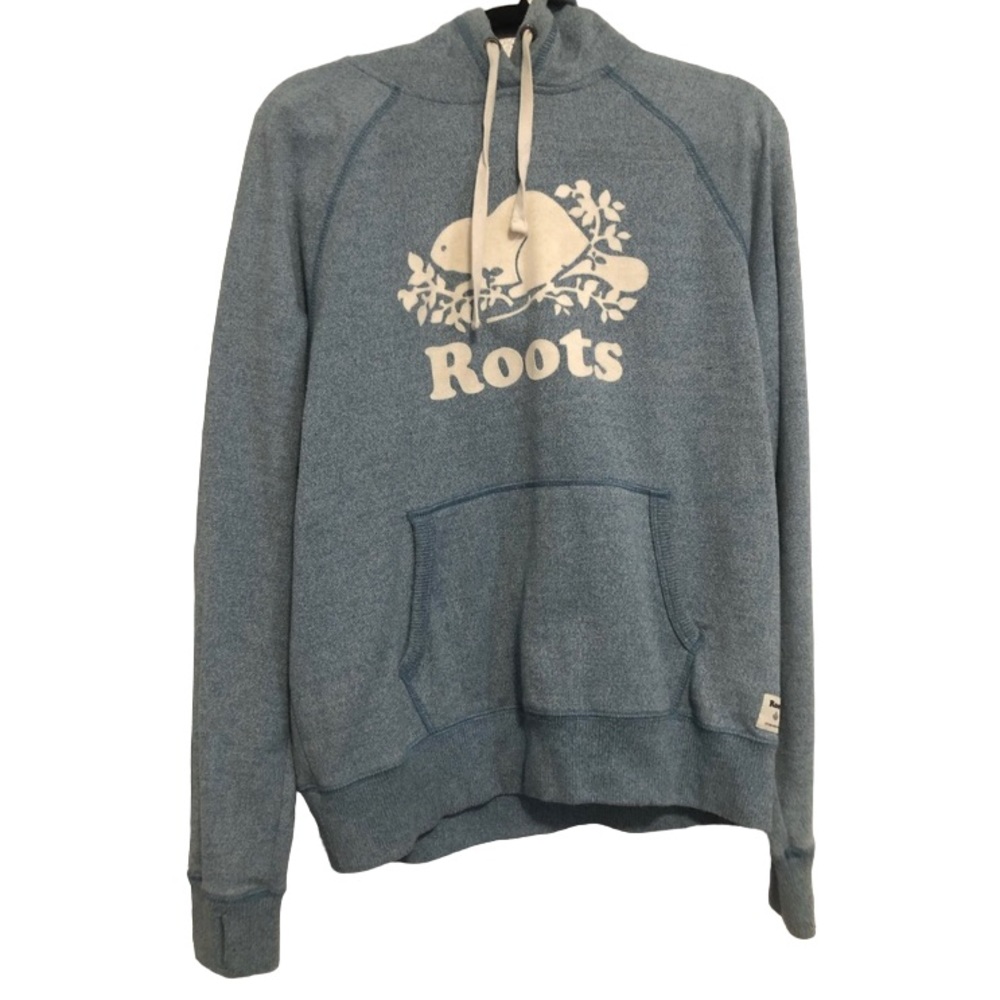 Roots Hoodie - Blue Heather - Size L
